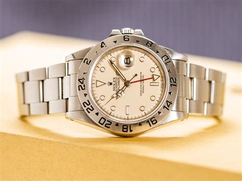 Rolex Explorer II Ref 16550 Cream Dial.